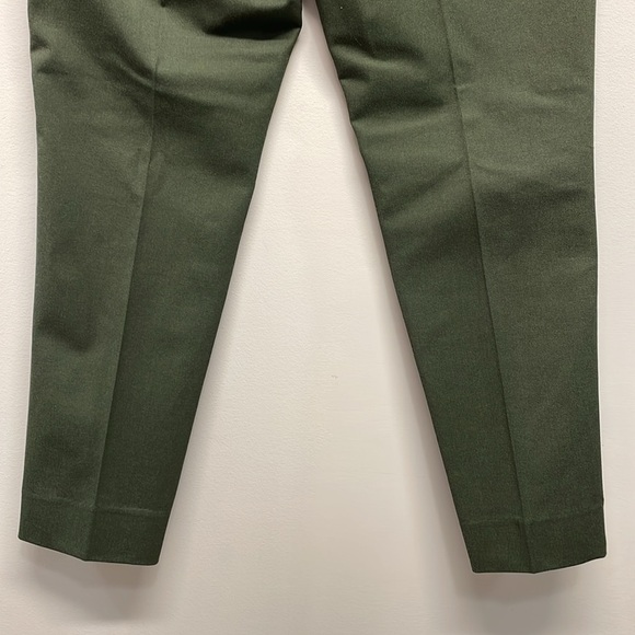 NWT Banana Republic Sloan Mid Rise Olive Green Side Stripe Trouser Pants 6S - Picture 6 of 16